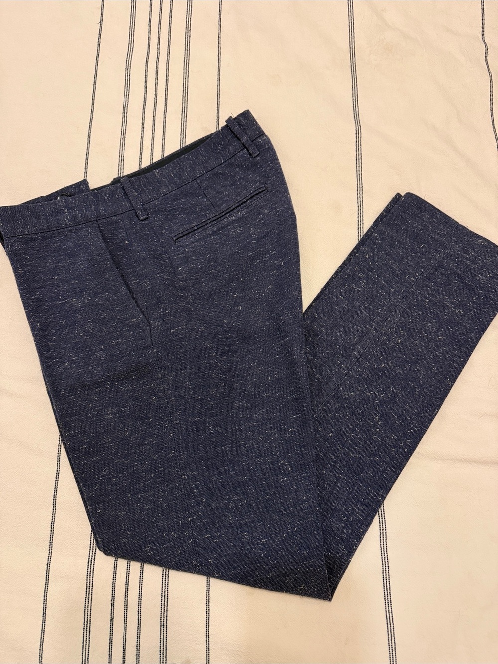 J. Crew Speckled Navy Dress Trousers